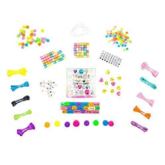 Just My Style Emoticon Message Beads Kit For DIY Jewelry Making With 20+ Pieces - Picture 4 of 8